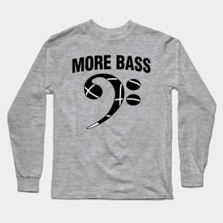 More Bass Clef Long Sleeve T-Shirt